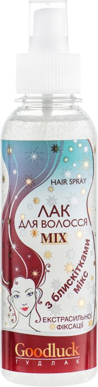 Лак для волосся "Мікс", екстрасильна фіксація - Supermash Goodluck Mix Hair Spray — фото N3