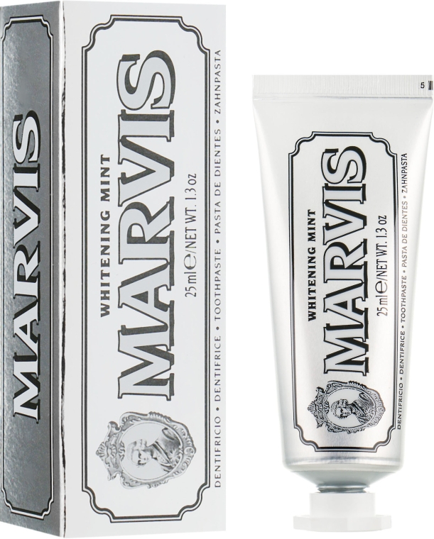 Дорожный набор зубных паст - Marvis 7 Flavours Box (toothpast/7x25) — фото N15