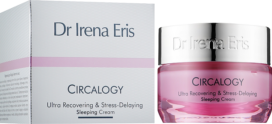 Ультравідновлювальний крем, який знімає симптоми стомленості й стресу - Dr. Irena Eris Circalogy Ultra Recovering & Stress-Delaying Sleeping Cream — фото N2