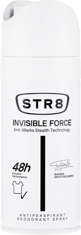 Дезодорант - STR8 Invisible Force Antiperspirant Deodorant Spray — фото N1