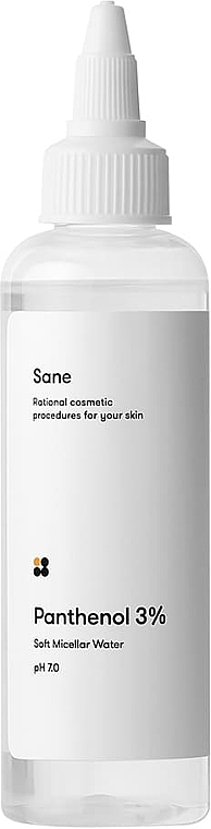 Мицеллярная вода для чувствительной кожи с пантенолом - Sane Panthenol 3% Soft Micellar Water