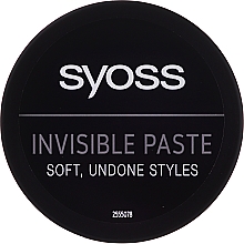 Паста для укладання волосся - Syoss Invisible Paste Hair Styling Structuring Gel — фото N2