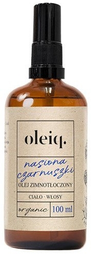 Олія чорного кмину для тіла і волосся - Oleiq Black Cumin Hair And Body Oil — фото N1