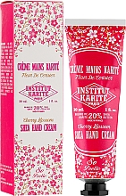 Крем для рук - Institut Karite Cherry Blossom Collection Shea Hand Cream Individual Box — фото N2