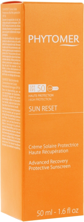 Сонцезахисний крем для тіла - Phytomer Sun Reset Advanced Recovery Protective Sunscreen SPF50 — фото N3
