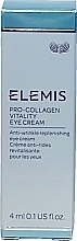Восстанавливающий лифтинг-крем под глаза - Elemis Pro-Collagen Vitality Eye Cream (мини) — фото N2