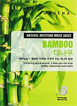 Парфумерія, косметика Тканинна маска для обличчя з бамбуком - Orjena Natural Moisture Mask Sheet Bamboo
