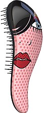 Щетка для распутывания волос - KayPro Dtangler Detangling Brush Red Lip — фото N2