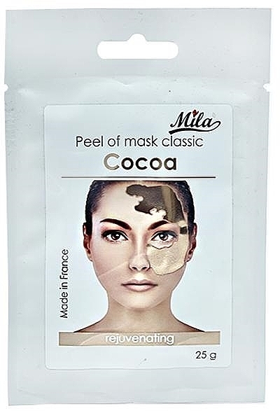 Маска альгинатная классическая порошковая "Какао" - Mila Rejuvenating Peel Off Mask Cocoa — фото N1