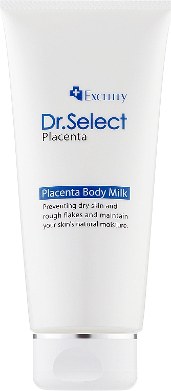 Увлажняющее антивозрастное молочко для тела и рук с экстрактом плаценты - Dr.Select Excelity Placenta Body Milk
