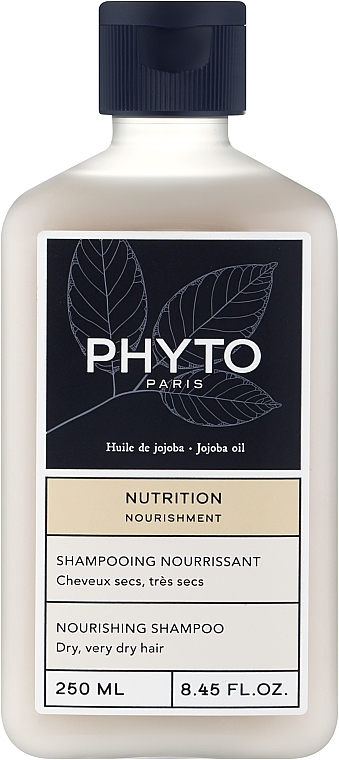 Питательный шампунь для сухих и очень сухих волос - Phyto Nourishing Shampoo Dry, Very Dry Hair — фото N1