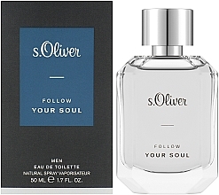 S.Oliver Follow Your Soul Men - Туалетная вода — фото N2