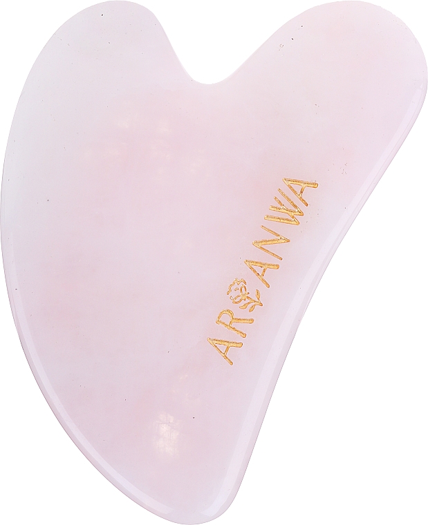Гуаша из розового кварца для массажа лица - ARI ANWA Skincare Rose Quartz Gua Sha — фото N2