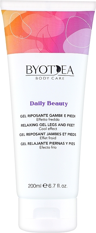 Расслабляющий охлаждающий гель для ног - Byothea Daily Beauty Relaxing Gel Legs & Feet — фото N1