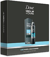 Духи, Парфюмерия, косметика Набор - Dove Derma Men (gel/400/ml + deo/150ml)