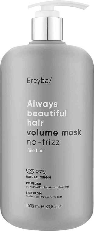 Маска для объема волос - Erayba ABH Volume Mask No-frizz — фото N2