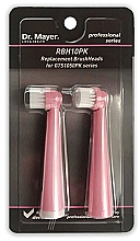 Парфумерія, косметика Насадки для електричної зубної щітки GTS1050, рожеві - Dr. Mayer RBH10PK