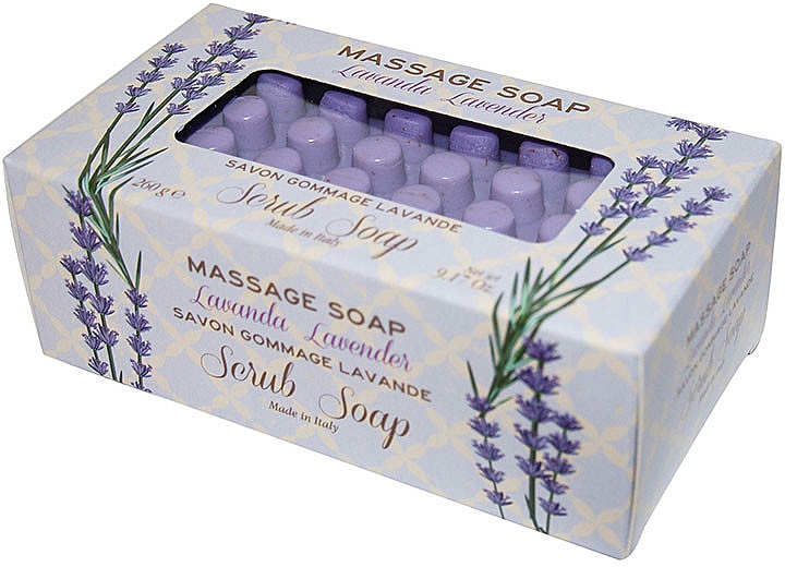 Мило-скраб для масажу "Лаванда" - Gori 1919 Massage Scrub Soap Lavender — фото N1