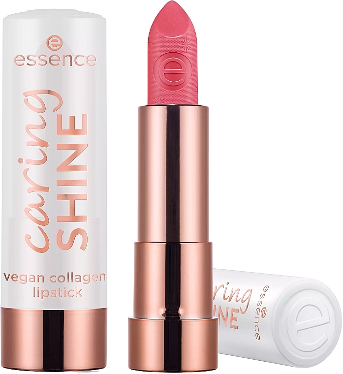 Помада для губ - Essence Caring Shine Vegan Collagen Lipstick