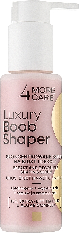 Концентрована сироватка для бюсту та зони декольте - More4Care Luxury Boob Shaper Breast And Decollete Shaping Serum — фото N1