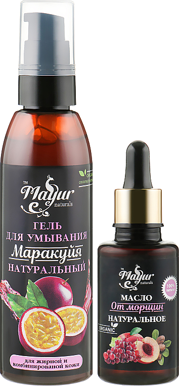 УЦІНКА! Набір для догляду за жирною шкірою - Mayur (f/gel/100ml + oil/30ml) *