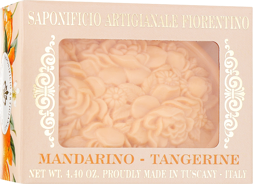 Мыло натуральное "Мандарин" - Saponificio Artigianale Fiorentino Botticelli Mandarin Soap