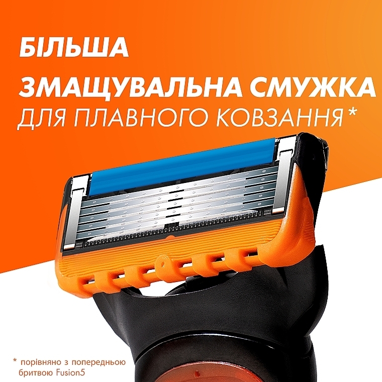 Набір - Gillette Fusion 5 (razor + rem/cass/11psd) — фото N6