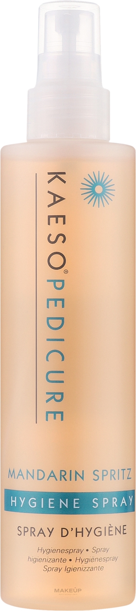 Гигиенический спрей для ног «Мандарин» - Kaeso Pedicure Mandarin Spritz Foot Hygiene Spray — фото 195ml