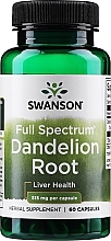Харчова добавка "Корінь кульбаби" - Swanson Dandelion Root — фото N1