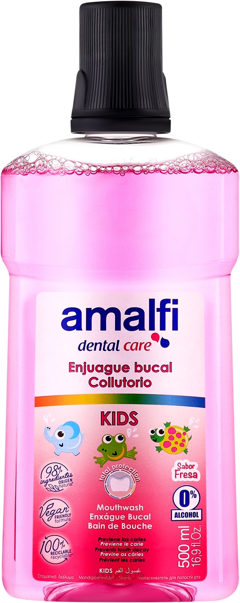 Ополаскиватель для полости рта "Kids" - Amalfi Mouth Wash — фото 500ml