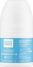 Кульковий антиперспірнат-дезодорант - Martiderm Driosec Dermaprotect Roll-on — фото N1