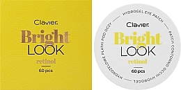 Гидрогелевые патчи для глаз с ретинолом - Clavier Bright Look Retinol Hydrogel Eye Patch — фото N2