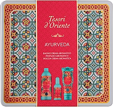 Парфумерія, косметика Tesori d’Oriente Ayurveda - Набір (shower cream/250ml + show gel/500ml + edp/100ml)