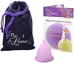 Менструальна чаша з кулькою, розмір XL, рожева - MeLuna Soft Shorty Menstrual Cup Ball — фото N1