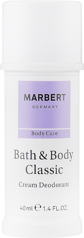 Кремовый дезодорант - Marbert Bath & Body Classic Cream Deodorant