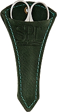 Ножницы для кутикулы, SPLH 16, зеленый чехол - SPL — фото N2