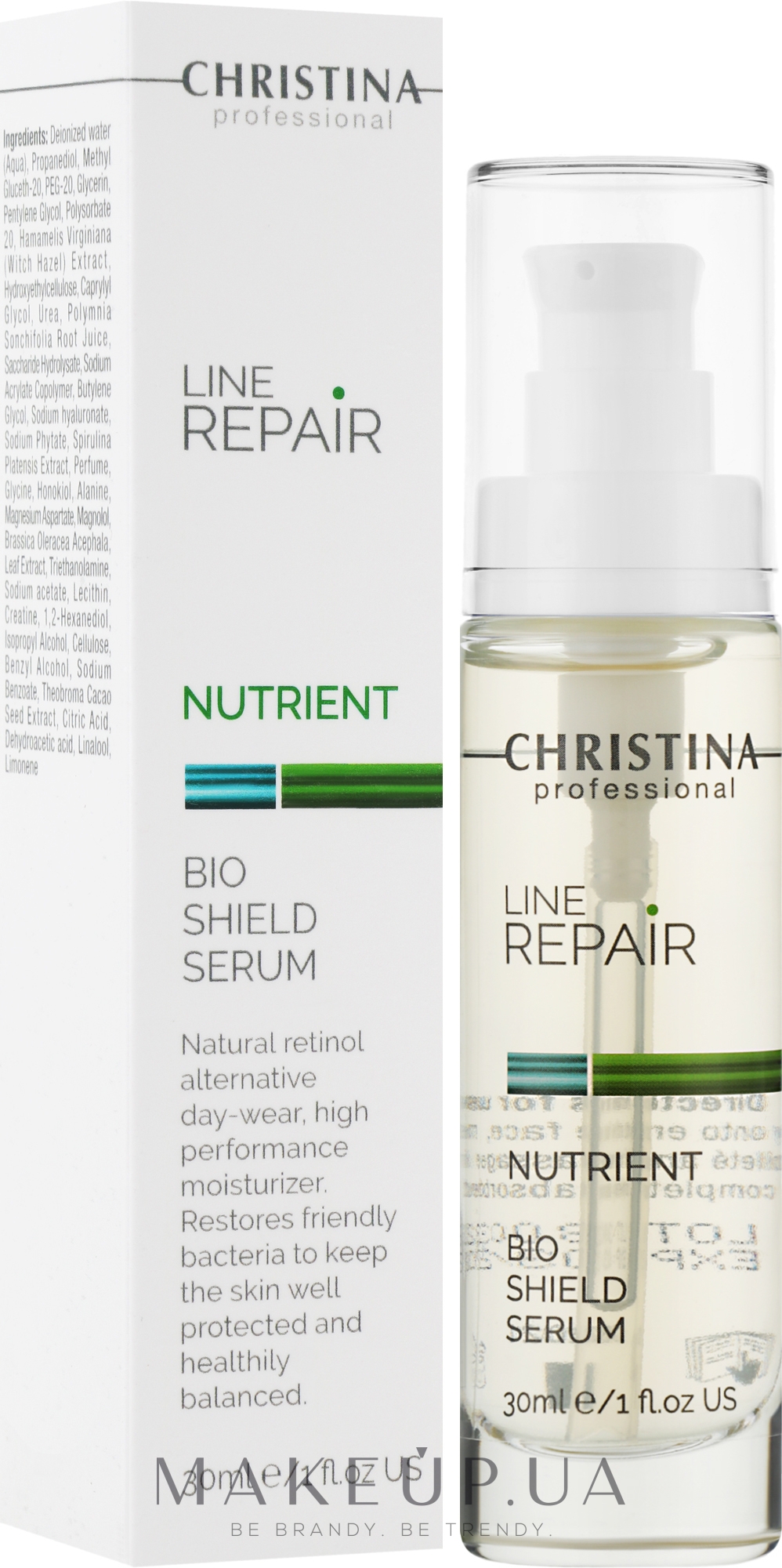 Зволожувальна сироватка "Біозахист" для обличчя - Christina Line Repair Nutrient Bio Shield Serum — фото 30ml