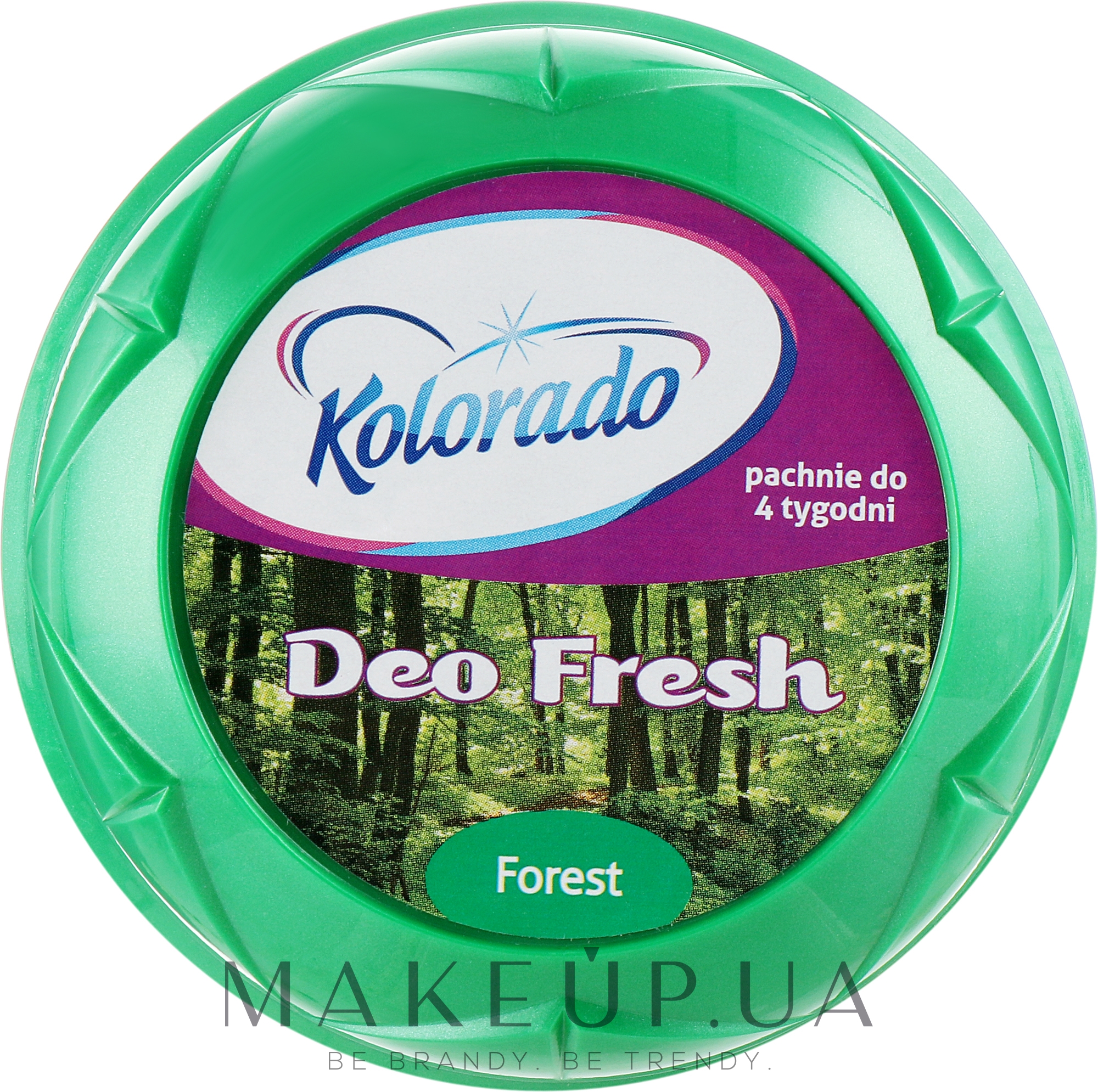 Гелевый освежитель воздуха "Зеленый лес" - Kolorado Deo Fresh Deluxe  — фото 150ml