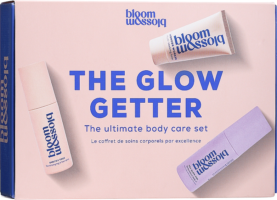 Набір - Bloom & Blossom The Glow Getter The Ultimate Body Care Set (foot/spray/40ml + b/balm/25ml + b/oil/40ml) — фото N1