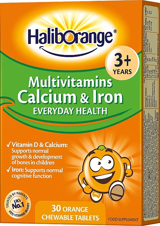 Мультивитамины "Кальций и железо" для всей семьи - Haliborange Multivitamins Calcium And Iron
