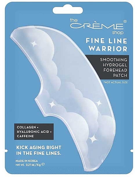 Маска в пластырях - The Creme Shop Face Mask Fine Line Warrior Hydrogel — фото N1