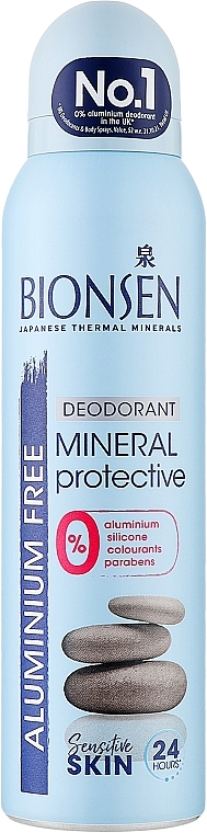 Дезодорант-спрей "Мінеральний захист" - Bionsen Mineral Protective Deodorant Alumimium-Free — фото N1