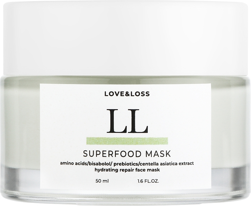Відновлююча та зволожуюча маска - Love&Loss Superfood Mask — фото N1