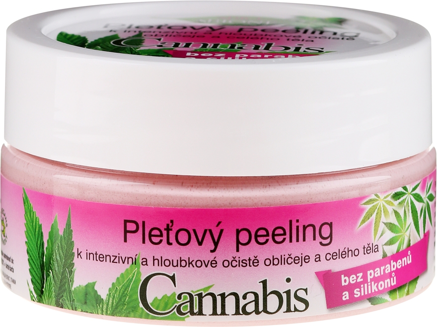 Пілінг для обличчя і тіла "Коноплі" - Bione Cosmetics Cannabis Face Peeling