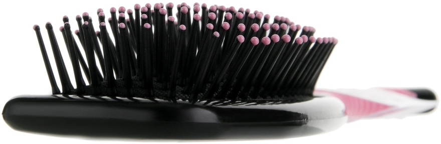 Гребінець для волосся, RR-4009, чорно-рожевий - Christian — фото N2
