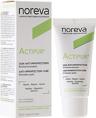 Крем для лица матирующий - Noreva Actipur Anti-Imperfections Matifying Cream