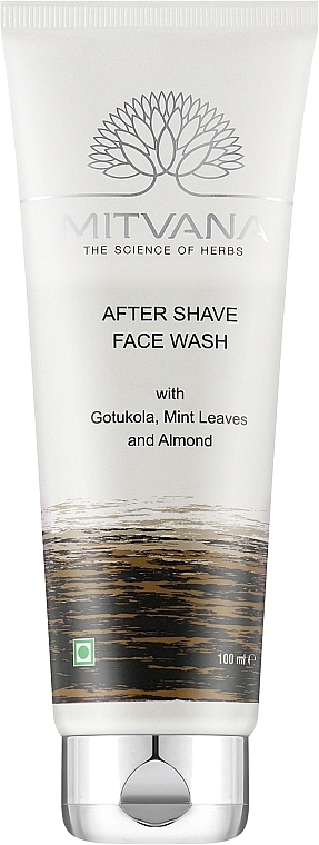 Лосьон для лица после бритья с мятой и миндалем - Mitvana After Shave Face Wash — фото N1