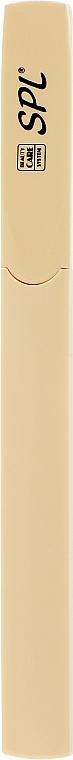 Пилочка хрустальная в пластиковом чехле 98-1352, 135 мм, бежевая - SPL — фото N1