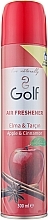 Парфумерія, косметика Освіжувач повітря "Яблуко та кориця" - Golf Air Freshener