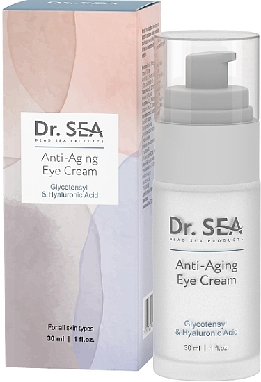 Крем для очей з гіалуроном - Dr. Sea Anti-Aging Eye Cream — фото N1